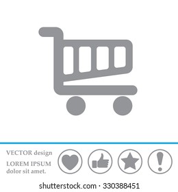 Vector shopping cart icon