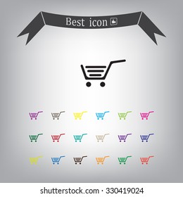 Vector shopping cart icon