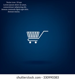 Vector shopping cart icon