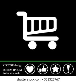 Vector shopping cart icon