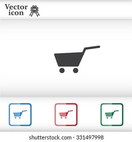 Vector shopping cart icon