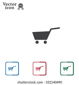 Vector shopping cart icon