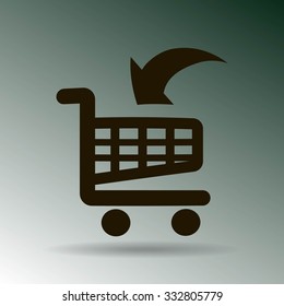 Vector shopping cart icon