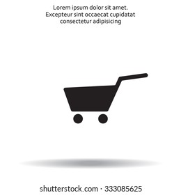 Vector shopping cart icon