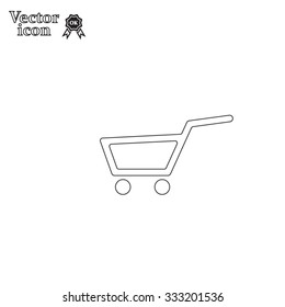 Vector shopping cart icon