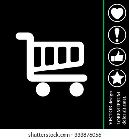 Vector shopping cart icon