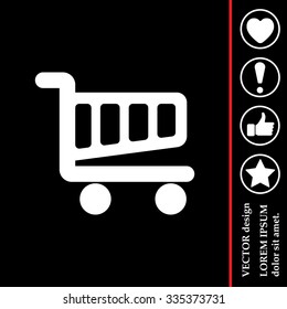 Vector shopping cart icon
