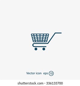 Vector shopping cart icon