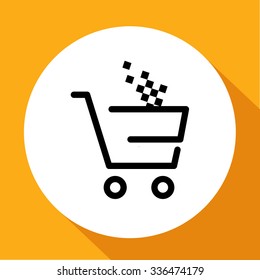 Vector shopping cart icon