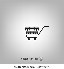 Vector shopping cart icon