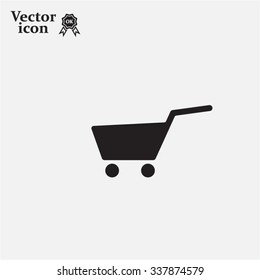 Vector shopping cart icon