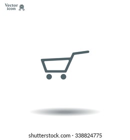 Vector shopping cart icon