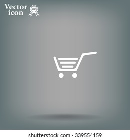 Vector shopping cart icon