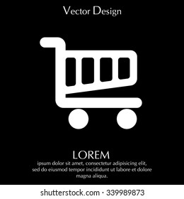 Vector shopping cart icon