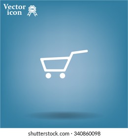 Vector shopping cart icon