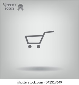 Vector shopping cart icon