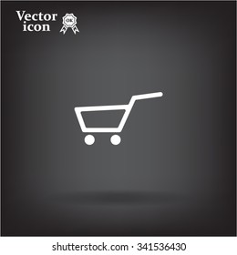 Vector shopping cart icon