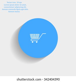 Vector shopping cart icon