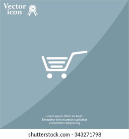 Vector shopping cart icon