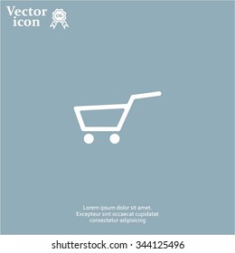 Vector shopping cart icon