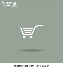 Vector shopping cart icon