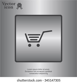 Vector shopping cart icon