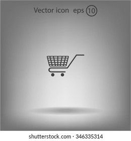 Vector shopping cart icon