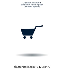 Vector shopping cart icon