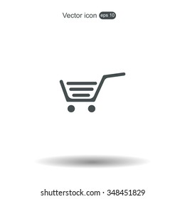 Vector shopping cart icon