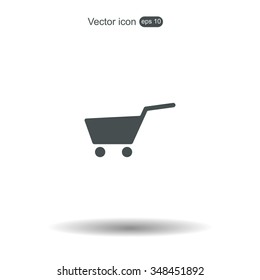 Vector shopping cart icon