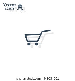 Vector shopping cart icon
