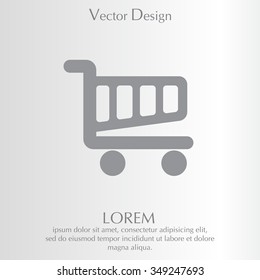 Vector shopping cart icon
