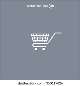 Vector shopping cart icon