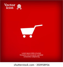 Vector shopping cart icon