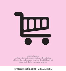 Vector shopping cart icon