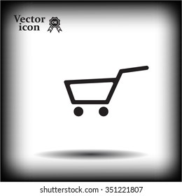 Vector shopping cart icon