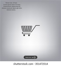 Vector shopping cart icon