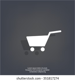 Vector shopping cart icon