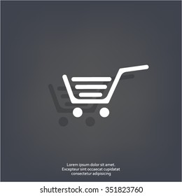 Vector shopping cart icon