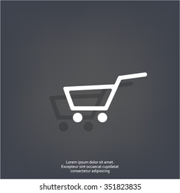 Vector shopping cart icon