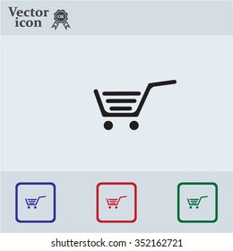 Vector shopping cart icon
