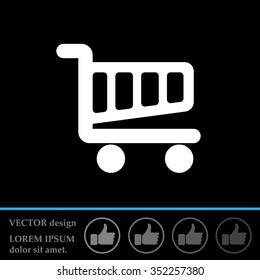 Vector shopping cart icon
