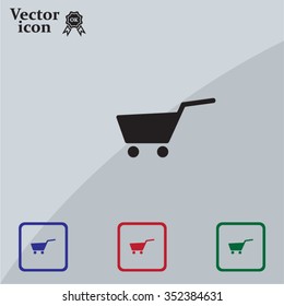 Vector shopping cart icon