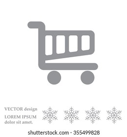 Vector shopping cart icon