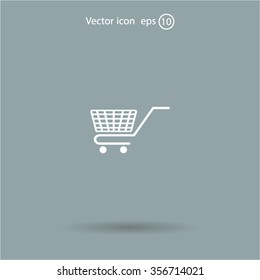 Vector shopping cart icon