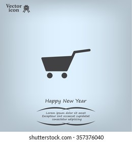 Vector shopping cart icon