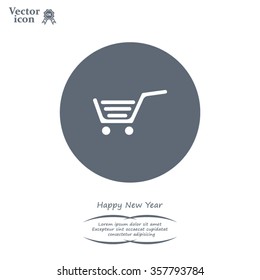 Vector shopping cart icon