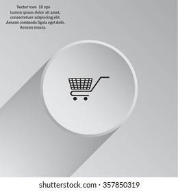 Vector shopping cart icon