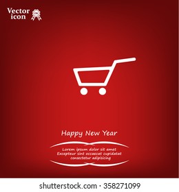 Vector shopping cart icon