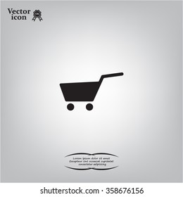 Vector shopping cart icon